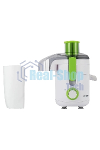 Соковыжималка центробежная Hyundai HY-JE1615 500Вт рез.сок.:400мл. белый/зеленый