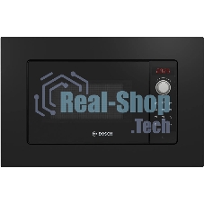 Микроволновая печь встраиваемая Bosch BFL623MB3 черный, 20 л, 800 Вт, переключатели - поворотный механизм/сенсор