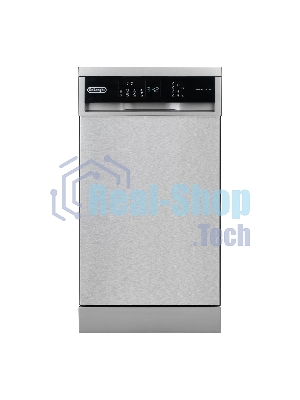 Посудомоечная машина DeLonghi DDWS 465 X Callisto, серебристая, 44.8 см, 10 компл., 52 дБ, класс A++