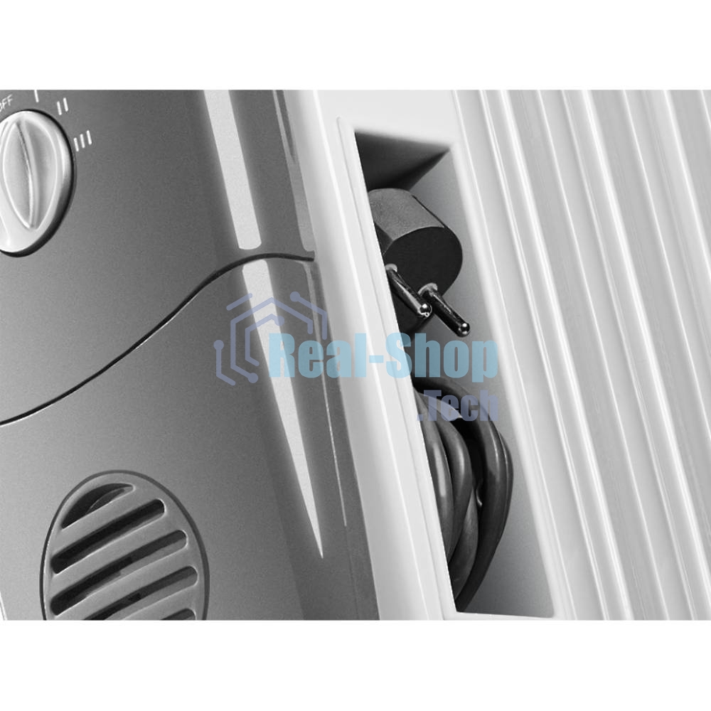 Обогреватель масляный Ballu Turbo BOH/TB- 07FH 1500 (7 секций), белый, 1500 Вт, 24 м2, механический термостат