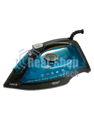 Утюг Atlanta ATH-5538 (blue)с пароувлажнением