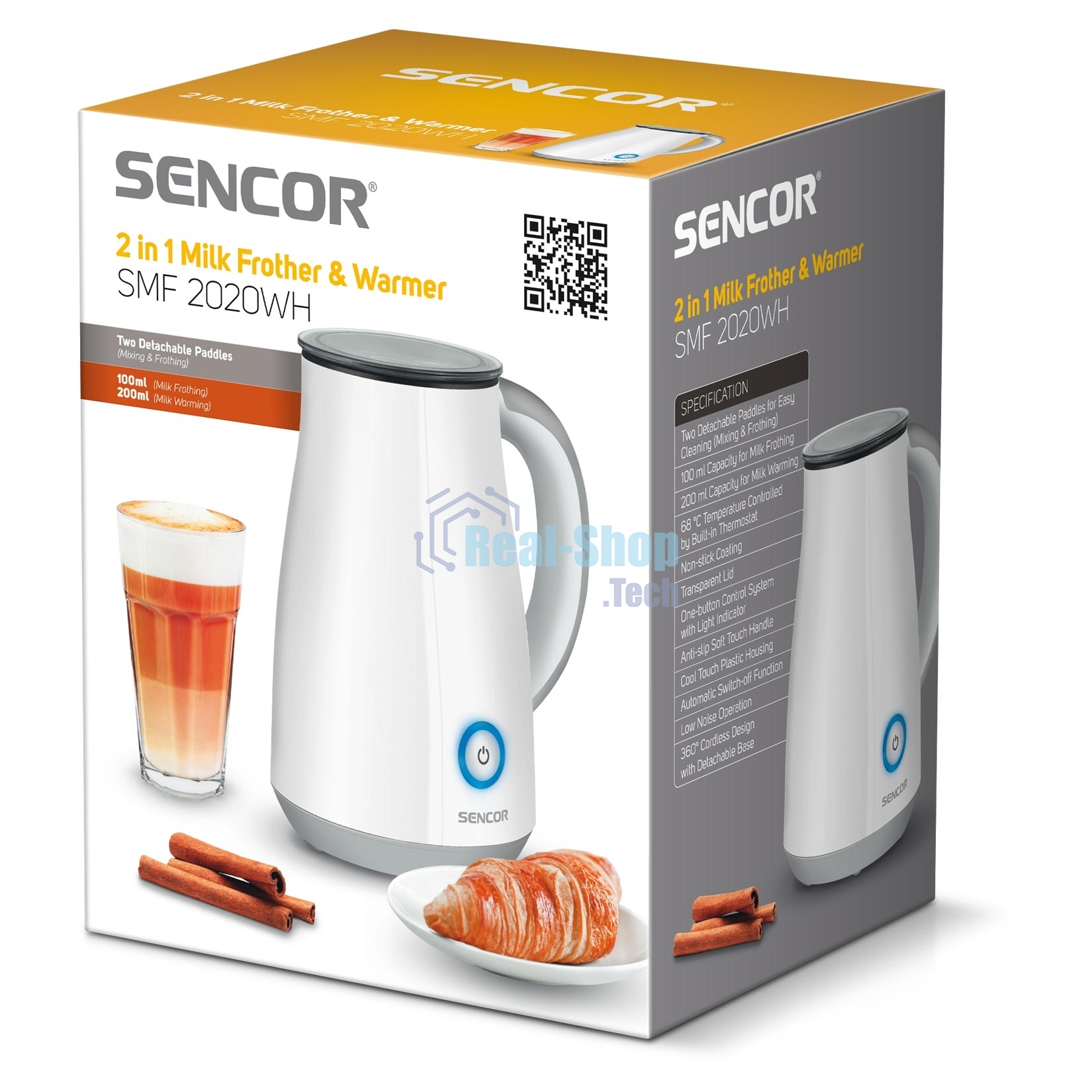 Аппарат для вспенивания и подогрева молока Sencor