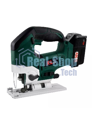 Лобзик электрический профессиональный бесщеточный KLPRO KLDT18B-50 (18В, Li-ion-2шт, 5.0А·ч, патрубок для пылесоса, полотна (дерево/металл, З/У-4А, кейс)