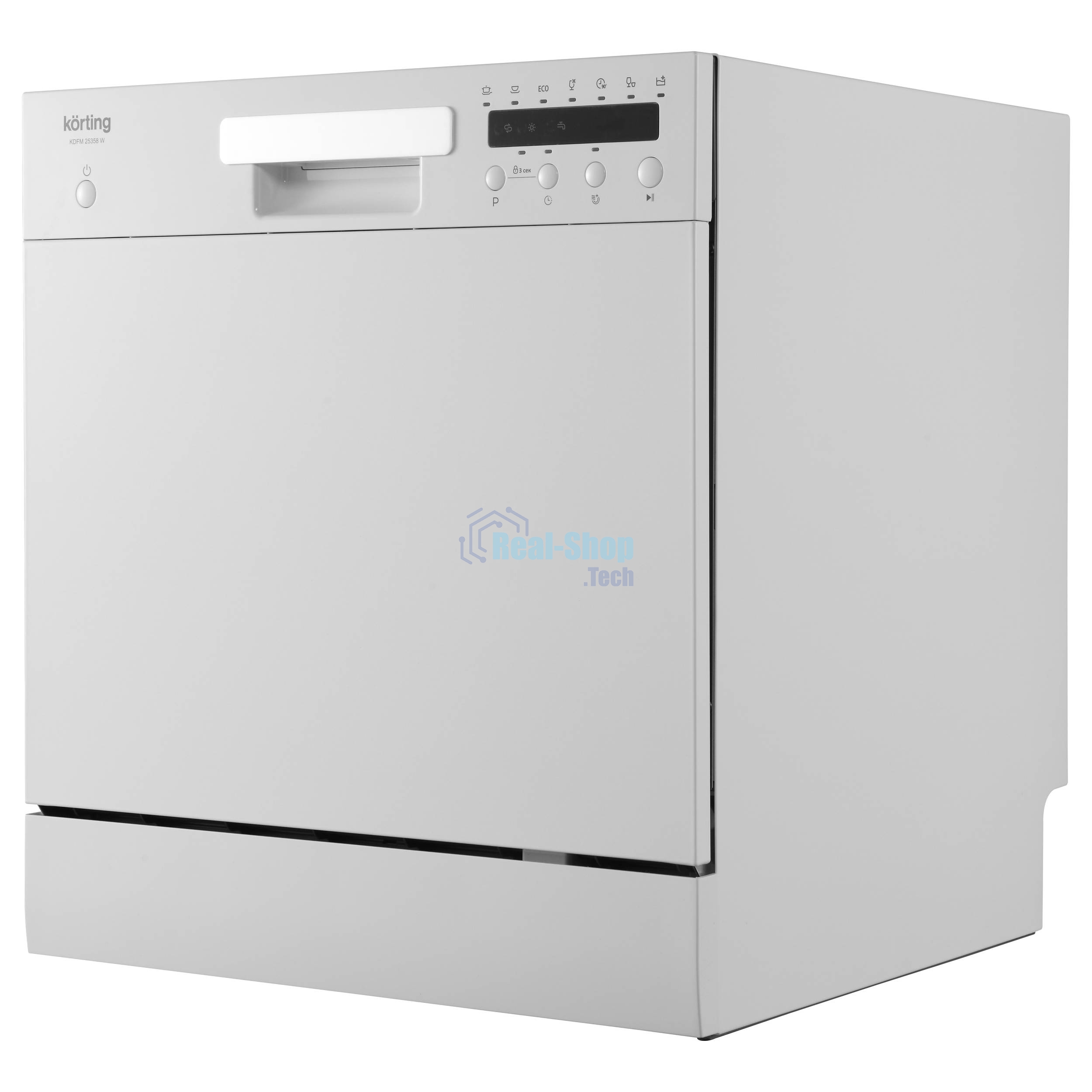 Посудомоечная машина Korting KDFM 25358 W, белый, 55 см, 8 компл., сушка конденсационная, 49 дБ, класс A+