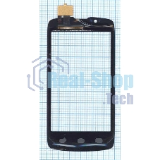 Сенсорное стекло (тачскрин) для Fly IQ4490 Era Nano 4, черное