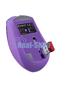 Мышь беспроводная Defender Mystery MM-301 фиолетовый, 1600 dpi, радиоканал, Bluetooth, USB, кнопки - 6