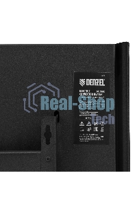 Конвектор Denzel XCE-1000B черный, 1000 Вт, 15 м2, термостат