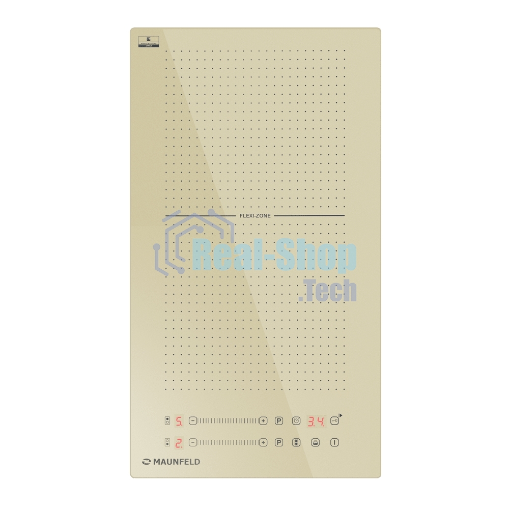 Индукционная варочная панель Maunfeld CVI292S2FBG Inverter независимая, бежевый