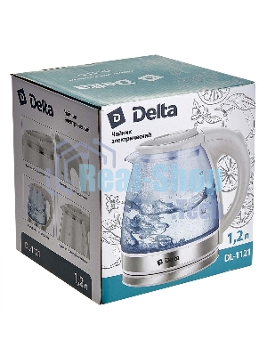 Чайник электрический DELTA DL-1121 белый