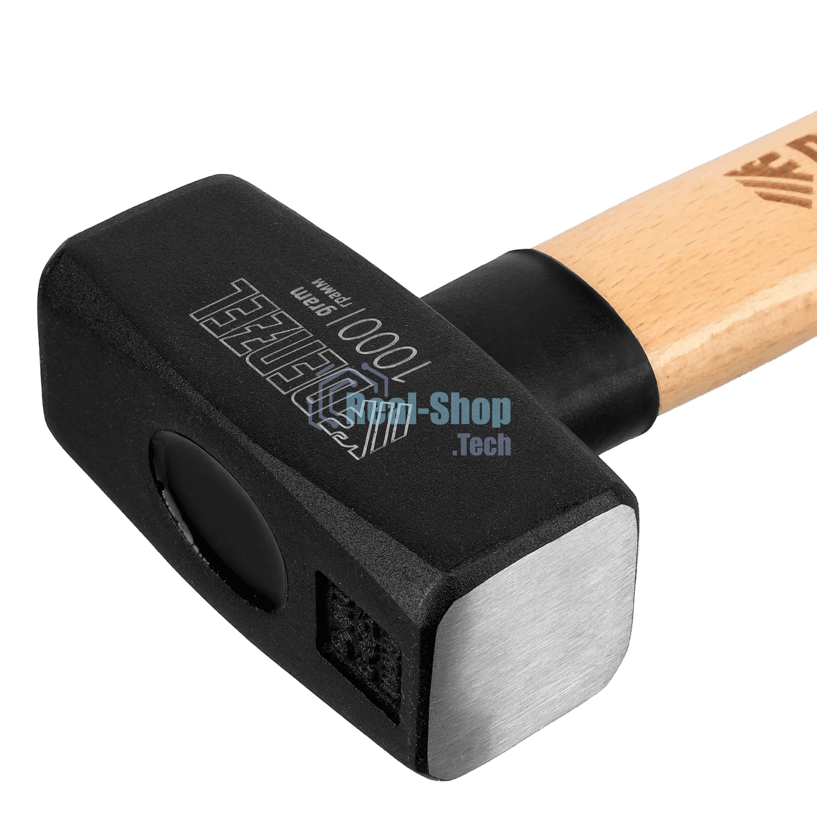 Кувалда Denzel 1000 г, кованая головка, буковая рукоятка