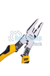Комбинированные плоскогубцы многофункциональные Deli DL100008 215мм, (скручивание/зажим/резка/зачистка/обжим), сталь Cr-V, двухкомпонентная рукоять