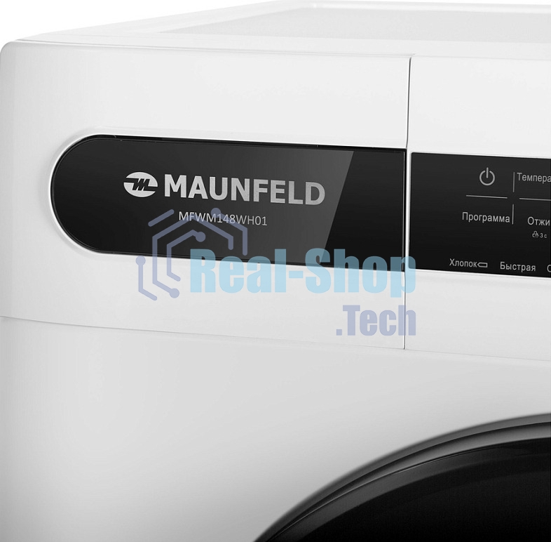 Стиральная машина Maunfeld MFWM148WH01 белый, загрузка фронтальная 8 кг, 1400 об/мин., класс: А+++