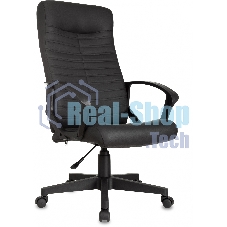 Кресло Бюрократ CH-480LT черный, экокожа