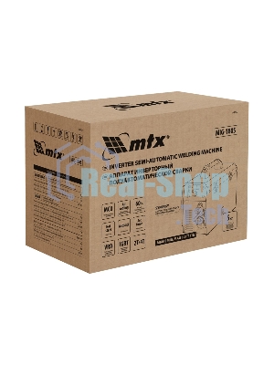 Аппарат инвертор. полуавтомат. cварки MTX MIG-180S, 180A, ПВ 60%, катушка 5 кг