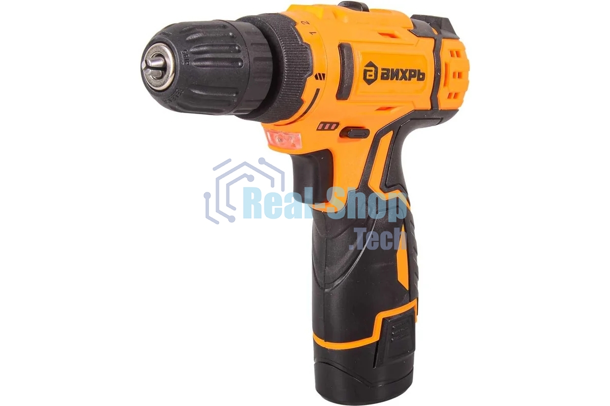Дрель-шуруповерт аккумуляторная Вихрь ДА-12Л-2 72/14/14, Аккумуляторная, 12В