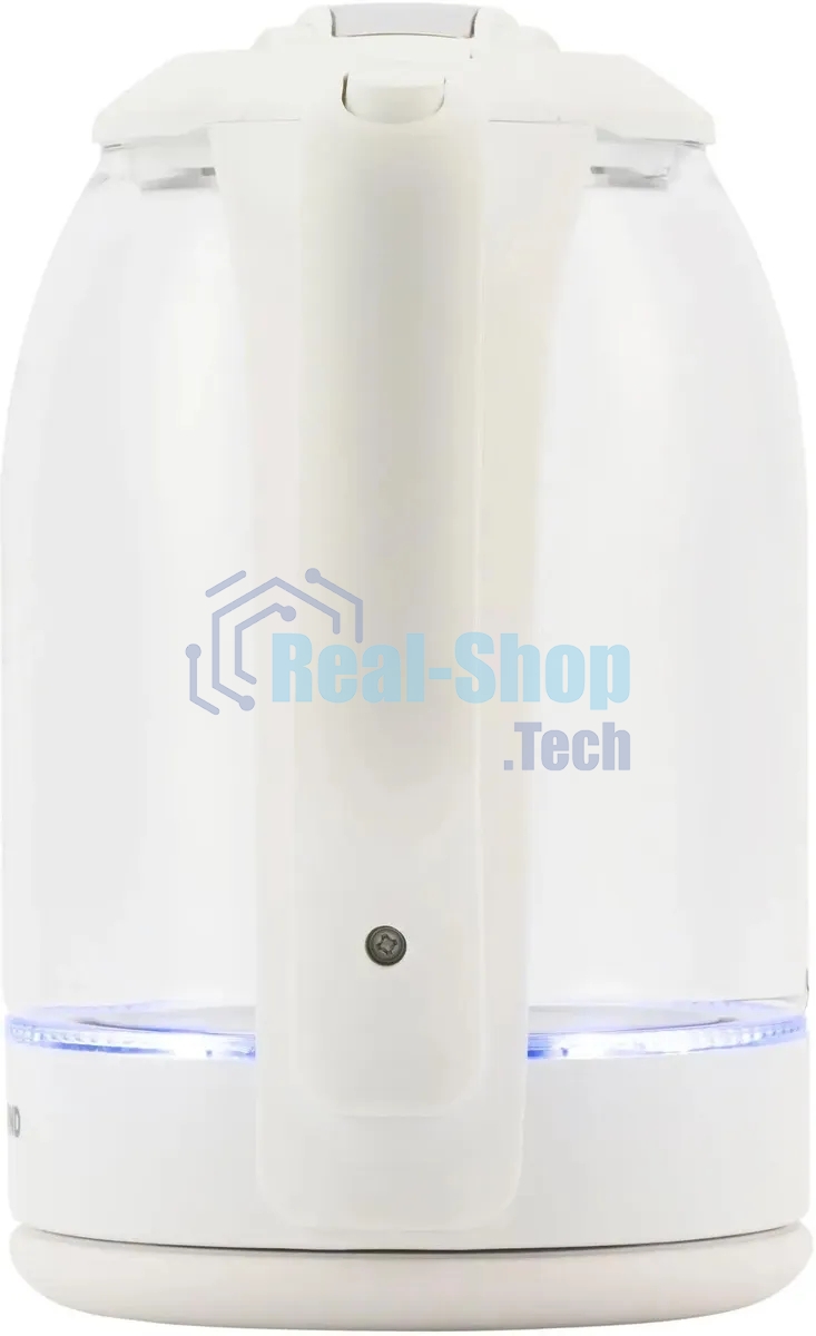 Чайник электрический StarWind SKG1056 1,8 л, 2000 Вт, белый/прозрачный
