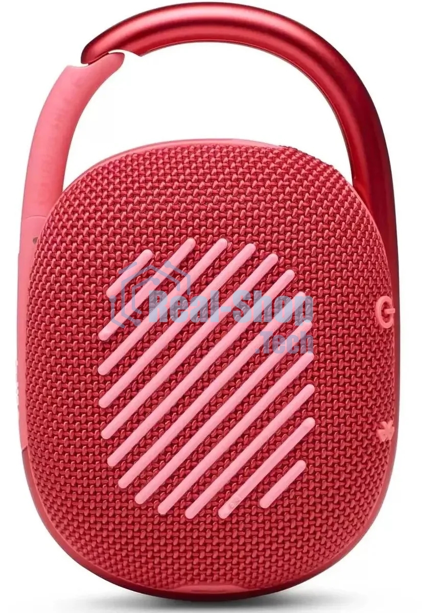 Колонка портативная JBL Clip 4 красный 5W 1.0 BT 15м 500mAh (JBLCLIP4REDAM)