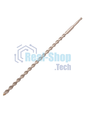 Бур по бетону Denzel двойная спираль, Cobalt W-tip, 16x460 мм, SDS PLUS