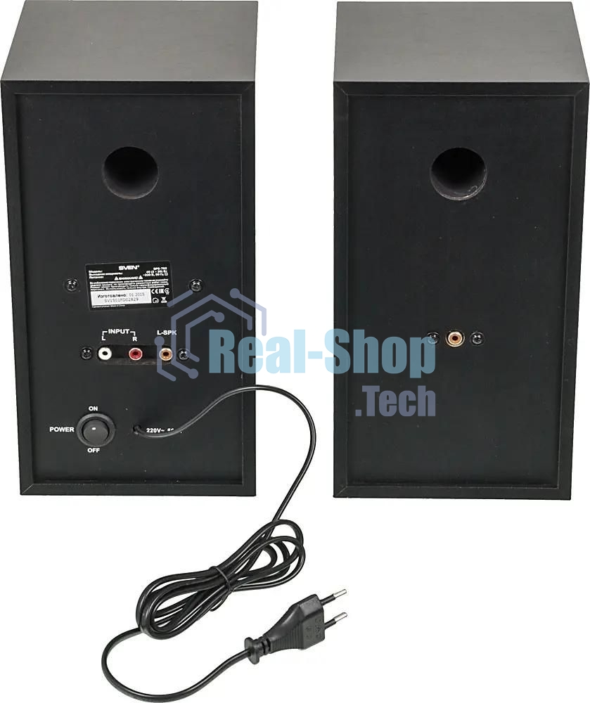 Акустическая система SVEN SPS-702 2.0 черный 40Вт