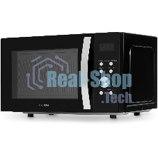 Микроволновая печь Hyundai HYM-D2078 черный/серебристый, 23 л, 800 Вт, кнопки, поворотный механизм