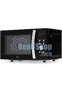 Микроволновая печь Hyundai HYM-D2078 черный/серебристый, 23 л, 800 Вт, кнопки, поворотный механизм