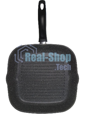 Сковорода-гриль StarWind Chef SW-CH3027GGR, 27х27 см, серый