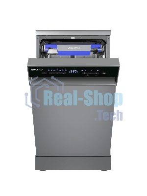 Посудомоечная машина Maunfeld MWF45331S, серебристый, 45 см, 10 компл., 49 дБ, класс A++