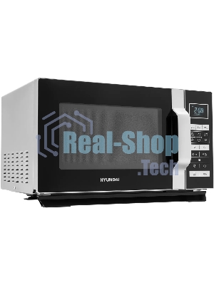 Микроволновая печь Hyundai HYM-D3044 черный/серебристый, 23 л, 900 Вт, переключатели - электронное