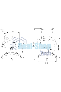 Кресло компьютерное Бюрократ CH-W695NLT TW-06A TW-13A розовый, сетка/ткань, крестовина пластик, пластик белый