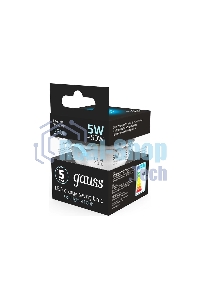 Лампа светодиодная Gauss Led MR16 GU10-dim 5Вт 4100К диммируемая 101506205-D