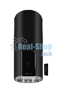 Вытяжка Kuppersberg MOTUBA B островная, ширина 39, отвод/рециркуляция, 1000м3/час, электронное сенсорное управление, таймер на отключение, 4 ступенчатая регулировка скорости, светодиодное освещение 4x3 Вт, черный