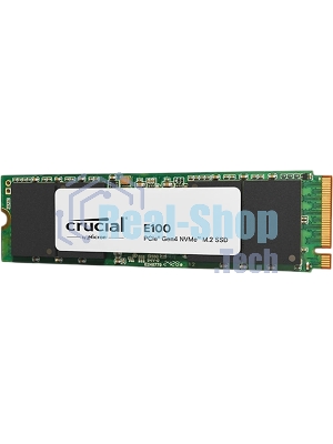 Накопитель SSD Crucial 2Tb E100 M.2 (PCIe 4x4, up to 5000/4000MBs, 3D NAND, NVMe, 100TbW, 22х80мм)