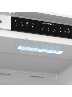 Встраиваемый холодильник Gorenje NRKI517142, полезный объем 243 л, электронное управление, цифровой дисплей, автоматическое размораживание No Frost, быстрое замораживание, интенсивное охлаждение, зона свежести с контролем влажности, слайдерное крепление, энергоэффективность А+