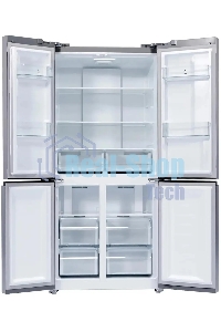 Холодильник LEX LCD450SsGID серый трехкамерный 288/129л морозилка снизу Side-by-Side