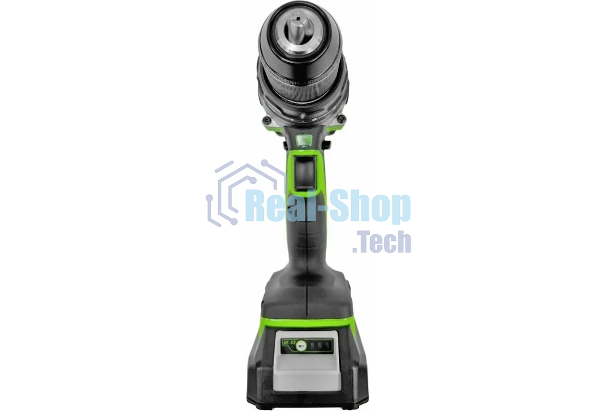 Дрель-шуруповерт аккумуляторная GREENWORKS GD24DD140, Аккумуляторная, 24В, Без АКБ и ЗУ