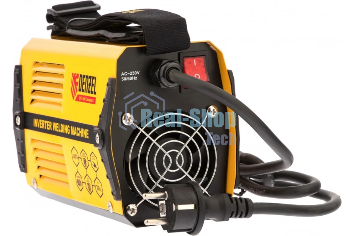 Аппарат инвертор. дуговой сварки Denzel DS-160 Compact, 160 А, ПВ 70%, диам.эл. 1,6-3,2 мм