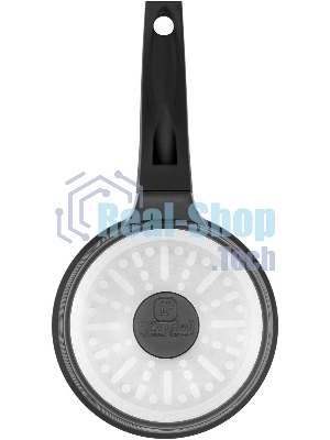 Ковш Rondell Walzer RDA-764, 1.3л, 16см, с крышкой, черный