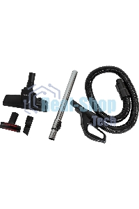 Пылесос Supra VCS-2410 синий/черный, 380/2200 Вт, уборка сухая, пылесборник контейнер, 1.5 л