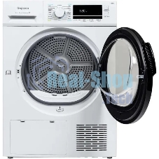 Сушильная машина Бирюса DM-MG8/03 белый, 8 кг, сушка - конденсационная, программ - 16, 59.5 x 84.5 x 60 см