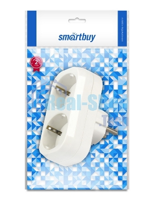 Разветвитель Smartbuy (SBE-16-A02-2z) 2 гнезда белый