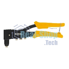 Заклепочник ручной Denzel 255 мм, литой, усиленный, заклепки 2,4-3,2-4,0-4,8 мм