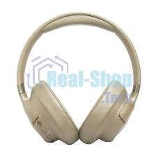 Беспроводные/проводные наушники JBL Tune 780NC бежевый, полноразмерные, Bluetooth + проводной, адаптивное шумоподавление