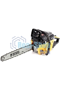 Пила цепная бензиновая Denzel DGS-5218, шина 45 см, 52см3, 3,5 л.с., шаг 0,325, паз 1,5 мм,