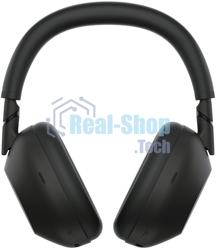 Беспроводные/проводные наушники Sony WH-1000XM6 черный, полноразмерные, Bluetooth + проводной, адаптивное активное шумоподавление, до 40 ч