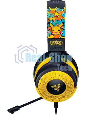 Гарнитура Razer Kraken V4 X Pokemon Kanto Starters Edition мультицвет, проводная, подсветка