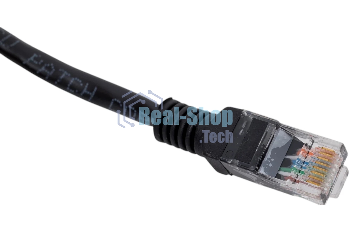 Патч-корд медный UTP Cablexpert PP10-10M/BK cat.5e, 10м, литой, многожильный, черный