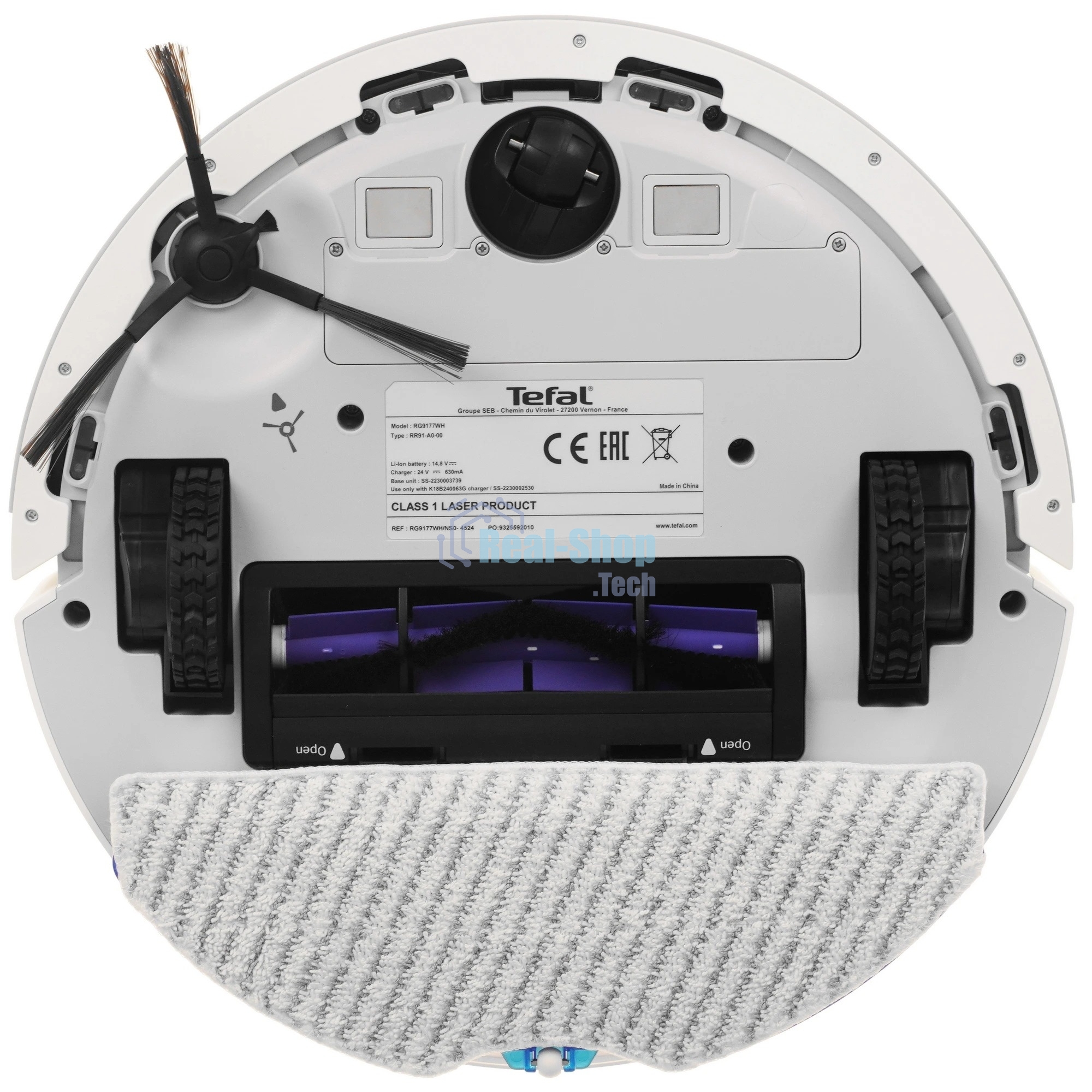 Робот-пылесос Tefal X-PLORER Serie 140 RG9177WH белый, 5000 мА·ч Li-Ion, уборка сухая/влажная, пылесборник контейнер 0.35 л