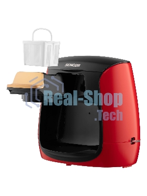 Кофеварка капельная Sencor SCE 2101RD красный, исп. кофе - молотый, 0.3 л. 500 Вт.