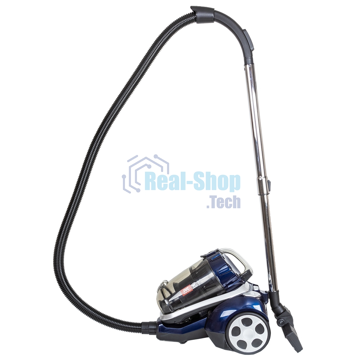 Пылесос JVC JH-VC410 синий/черный, 400/2200 Вт, уборка сухая, пылесборник контейнер 3 л