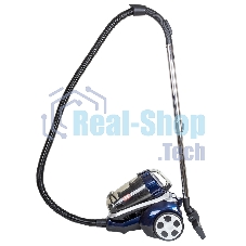 Пылесос JVC JH-VC410 синий/черный, 400/2200 Вт, уборка сухая, пылесборник контейнер 3 л